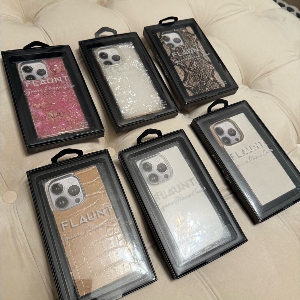 IPhone 14 Pro Case Collection  - Snake skin, Crocodile White, Pink, CrocodileTan